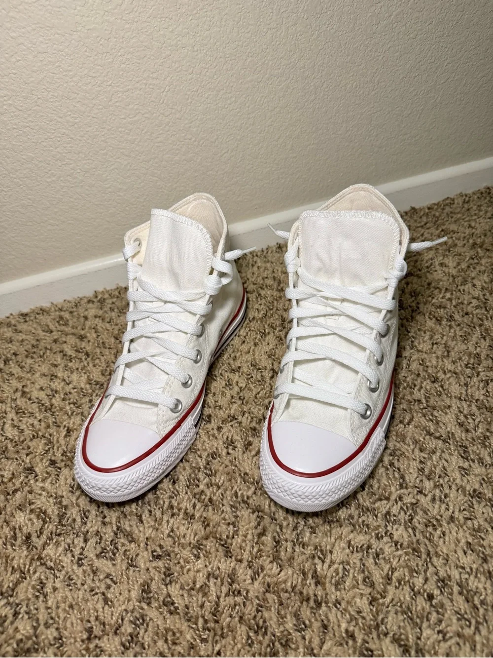 Converse Women’s Chuck Taylor All Star High Top Sneakers - White - Picture 2 of 9